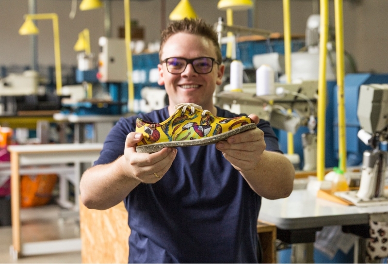 Fabiano Bladt � s�cio da Usthemp Shoes