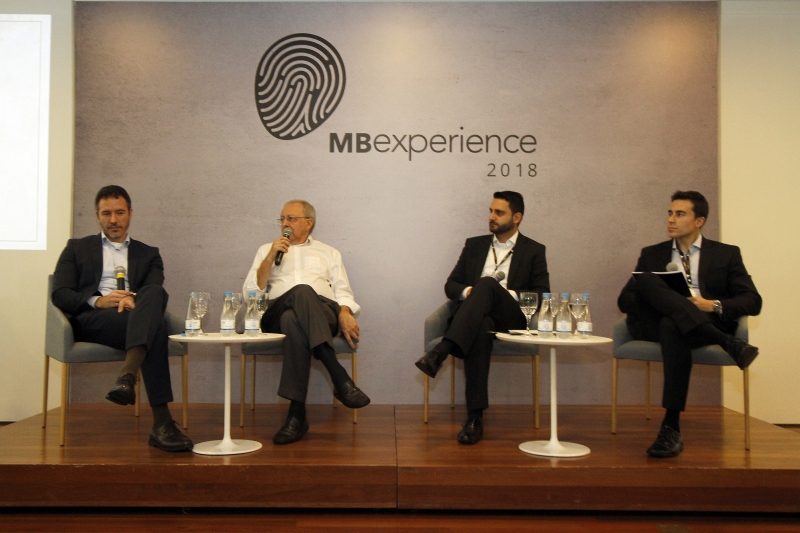 Bredda (e) e Barros, do fundo Alaska, participaram do MB Experience 