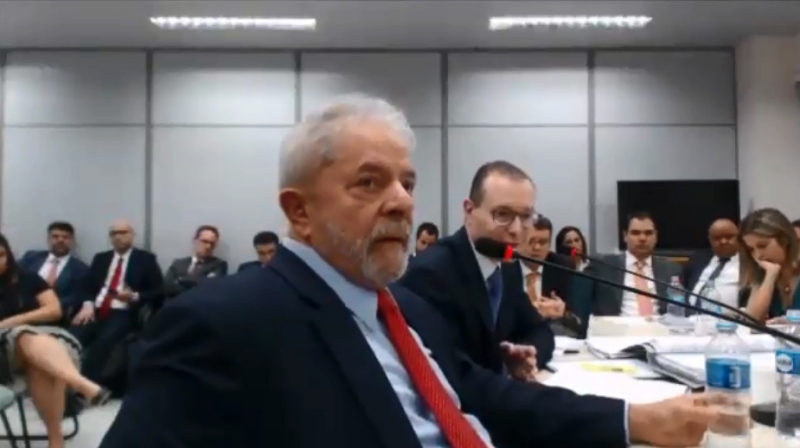 O petista foi interrogado pela juíza Gabriela Hardt, substituta de Sérgio Moro