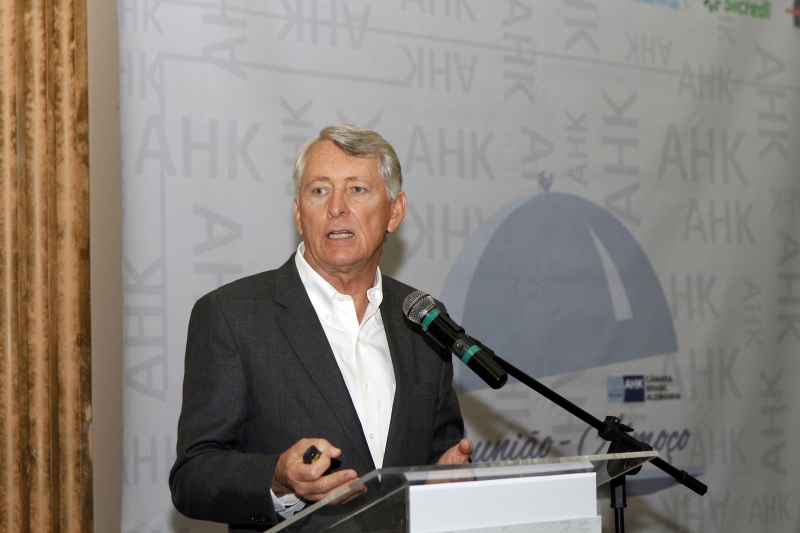 Eduardo Logemann palestrou para a Câmara Brasil-Alemanha