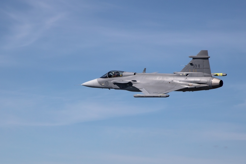 Aviões militares suecos utilizarão tecnologia desenvolvida no Estado