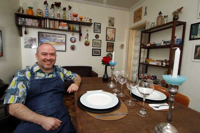 GeraçãoE 
Entrevista na Casa Cardozo, do chef Marcos Cardozo, tido como o "menor restaurante de Porto Alegre".  Foto: MARCELO G. RIBEIRO/JC