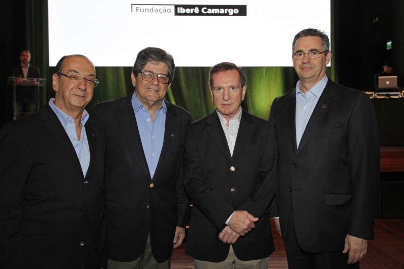 Renato Malcon, Carlos Alberto Chateaubriand, Mércio Tumelero e David Randon na Casa NTX