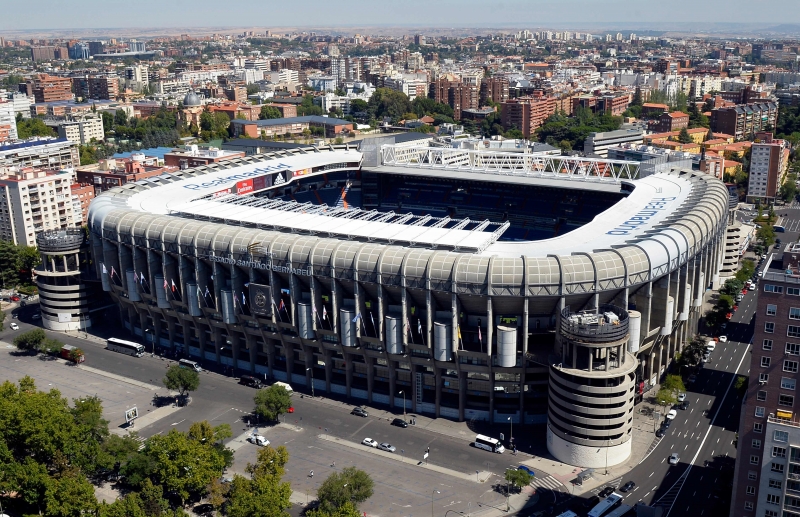 A escolha pelo estadio do Madrid foi conduzida pelo presidente da Fifa, Infantino