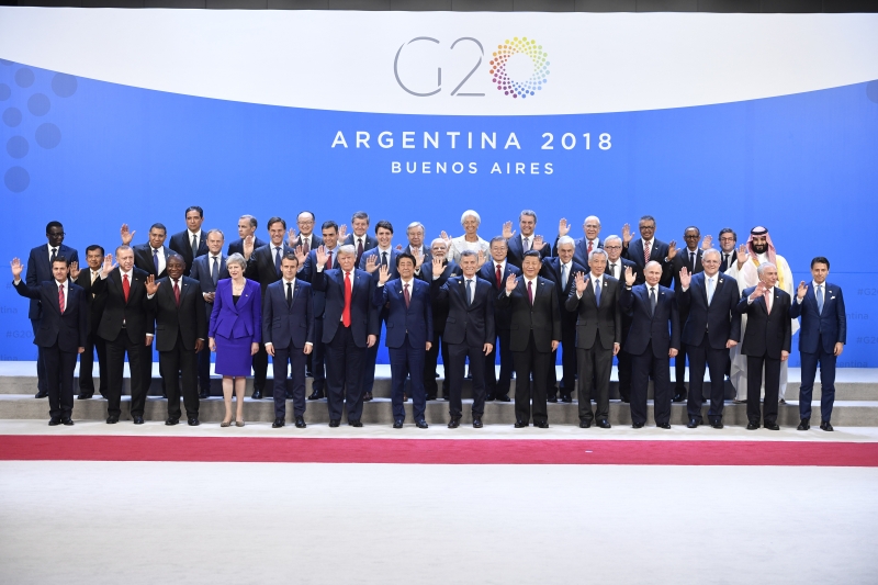 Líderes das 20 maiores economias do mundo se reuniram em Buenos Aires, na Argentina, 