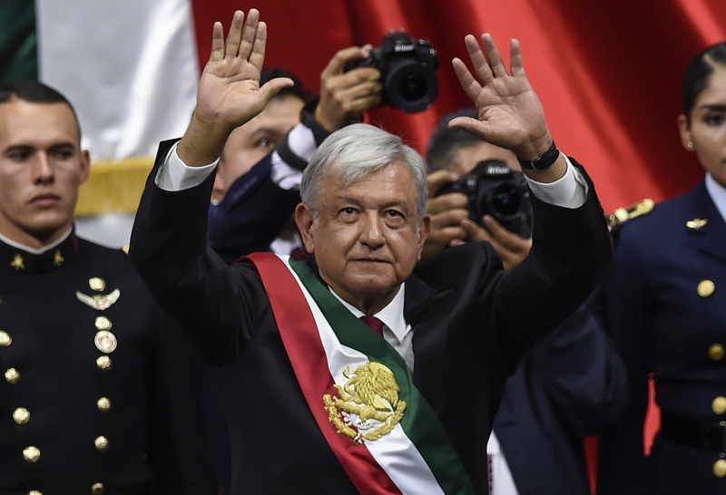 Obrador é o primeiro presidente de esquerda em mais de 70 anos

