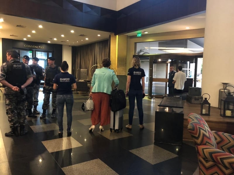 Uma das integrantes do Gamp foi presa em hotel em Porto Alegre na operação do Ministério Público 