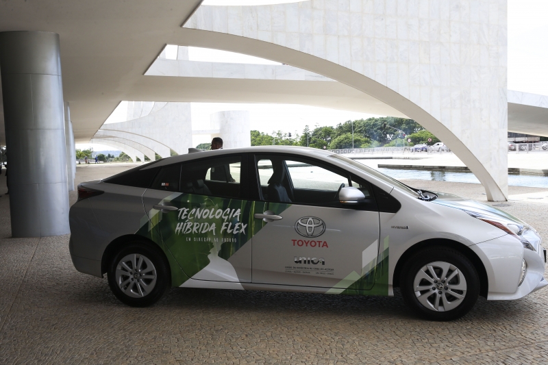 Veículo produzido pela Toyota do Brasil será equipado com motor de combustão interna flexfuel