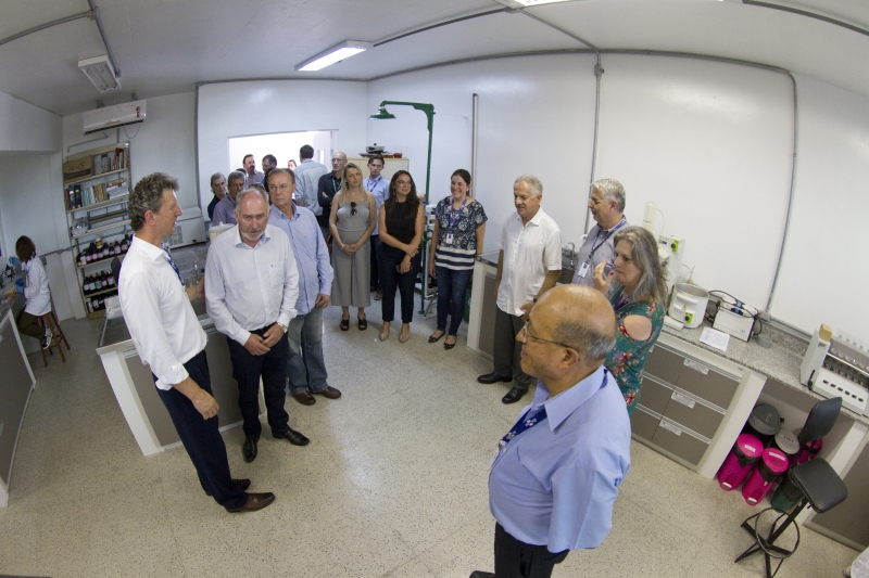 Inauguração ocorreu na semana passada com a presença do presidente da empresa, Sebastião Barbosa