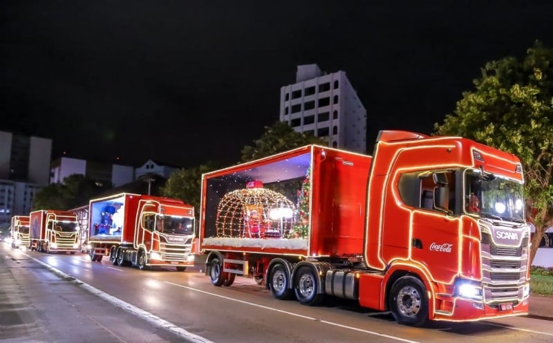 Caravana de Natal da Coca-Cola passa por 15 cidades gaúchas em 2018