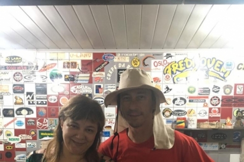 N�dia Simone Santos e o marido, 'Marquinhos do crepe', tocam o neg�cio h� mais de duas d�cadas