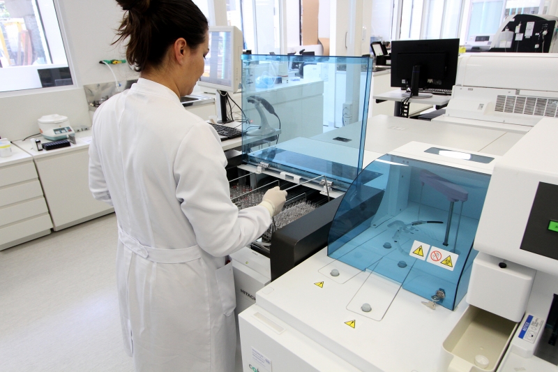 Novo modelo de laboratório Weimann - as pessoas vão poder ver o processamento das amostras para exames 