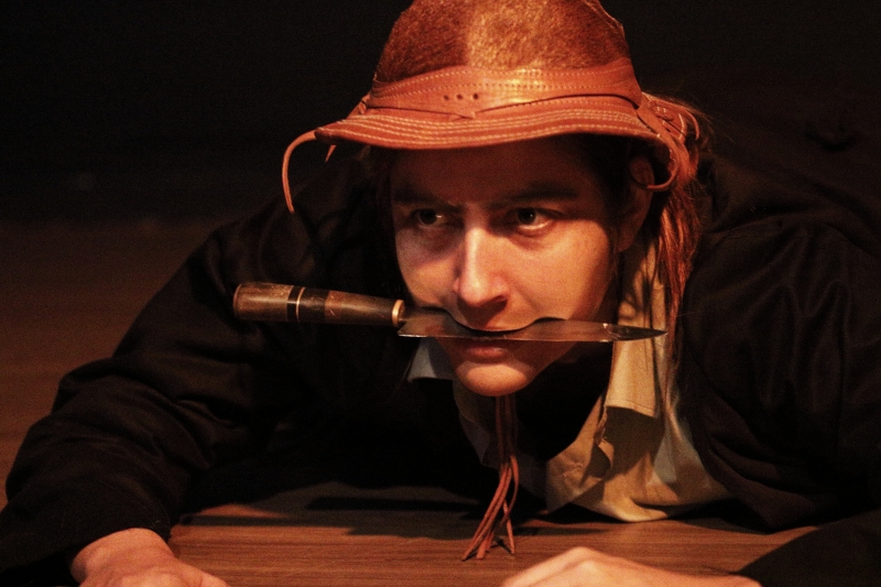 Nina Eick interpreta Riobaldo, de Grande Sertão Veredas, na peça O sertão em mim