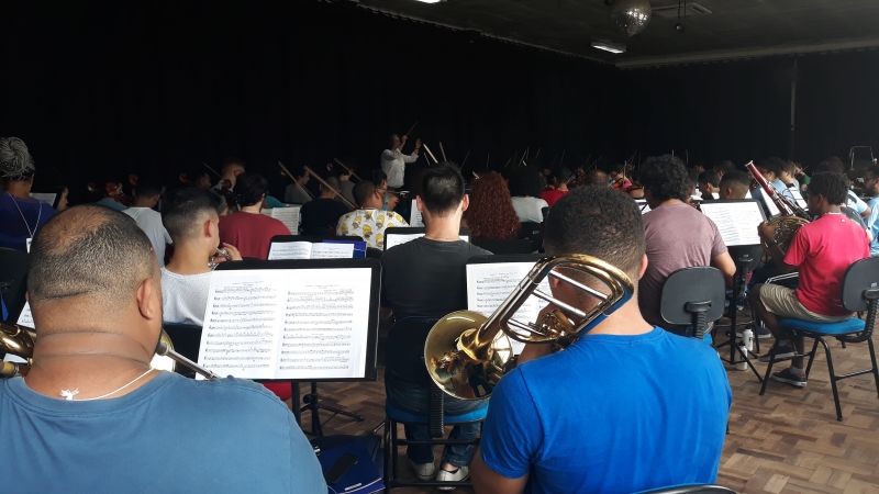 Primeiro dia de festival teve ensaios da Orquestra Acadêmica na AABB
