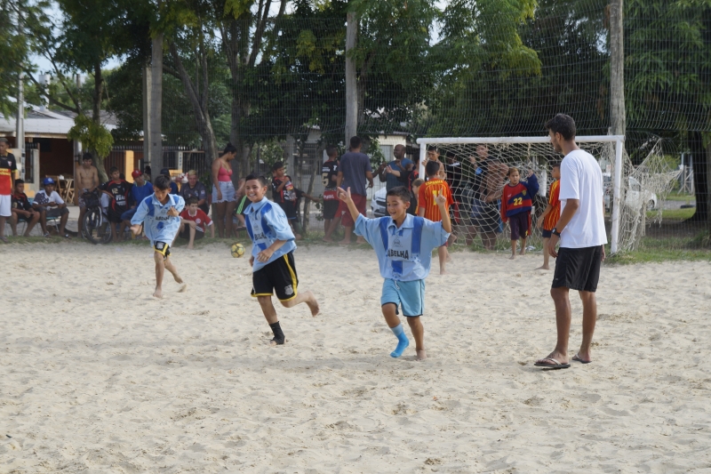 Atividade foi realizada na última terça-feira e contou com torneio de futebol de areia