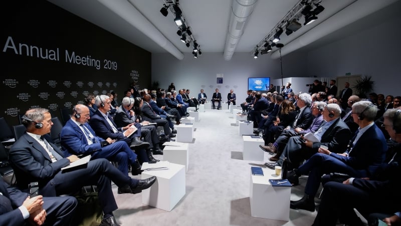 Jair Bolsonaro participou do encontro do Conselho Internacional de Negócios no Fórum Econômico Mundial
