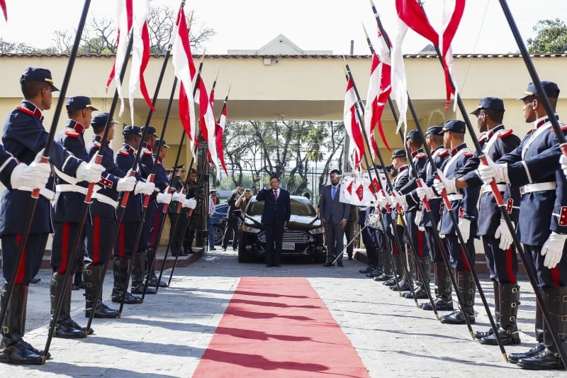 Mourão fez a passagem de Comando do 2º Regimento de Cavalaria de Guarda Regimento no Rio