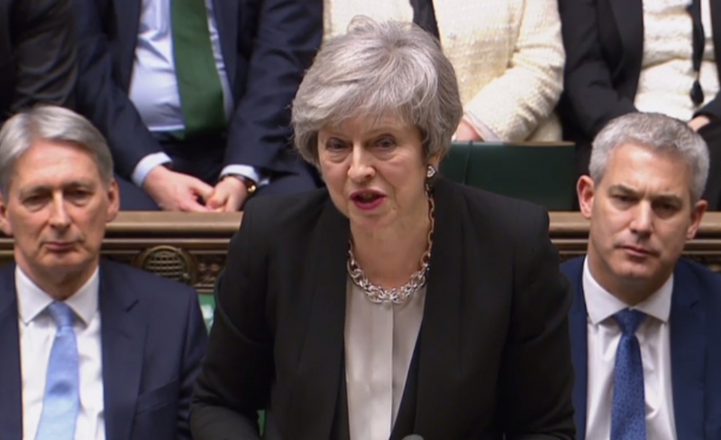 Extensão do prazo depende do terceiro voto do acordo do Brexit, proposto pela primeira-ministra Theresa May