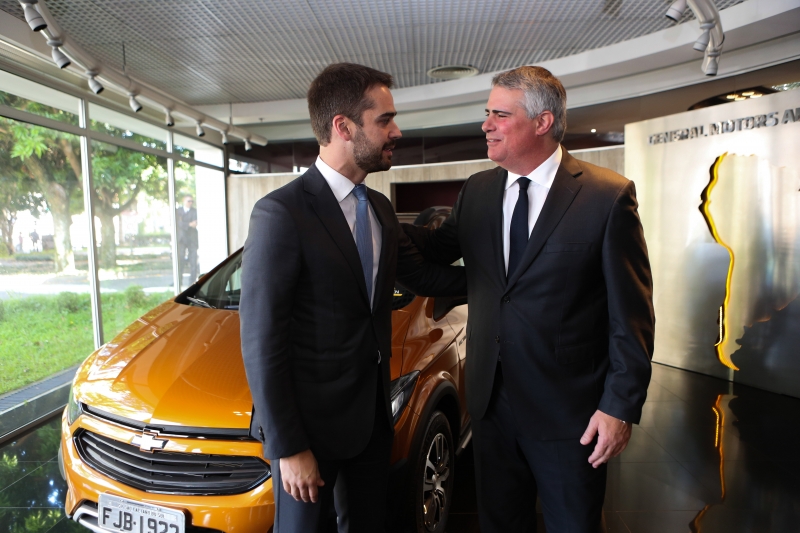 Leite recebeu do presidente da GM Mercosul, Carlos Zarlenga, pedidos sobre condições da operação gaúcha