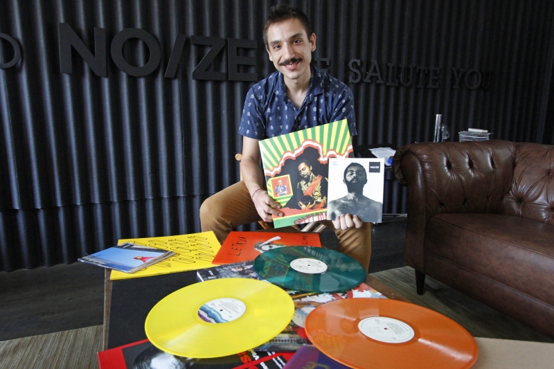 Ariel Fagundes editor-chefe do Noize Record Club