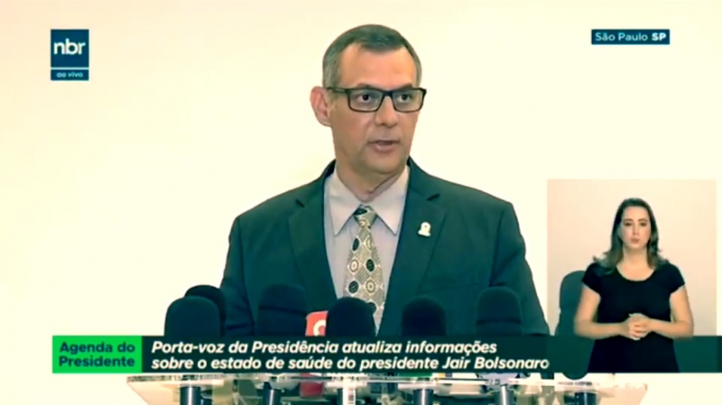 Segundo Rêgo Barros, não há data estimada para alta de Jair Bolsonaro