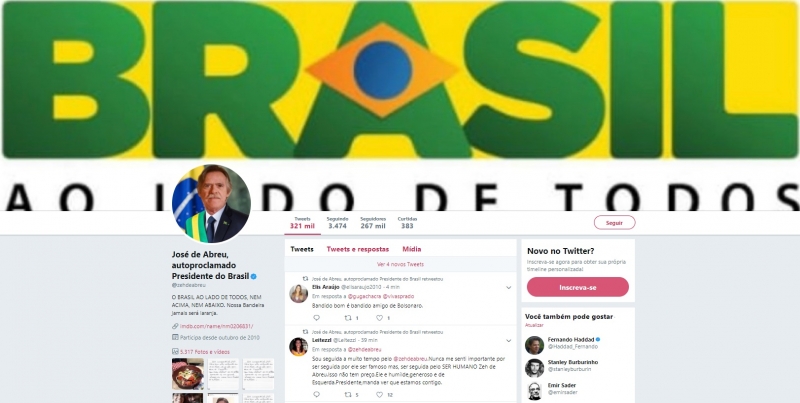 Veterano ator da Globo, ele é conhecido por sua militância política