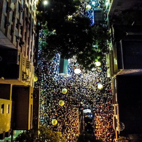 Trio elétrico permaneceu parado para garantir a segurança dos foliões