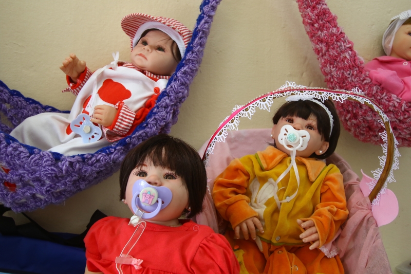 Alessandra Tavares, empreendedora que faz bonecas reborn Foto: CLAITON DORNELLES /JC