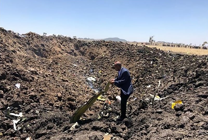 Não há sobreviventes do acidente com a aeronave da Ethiopian Airlines
