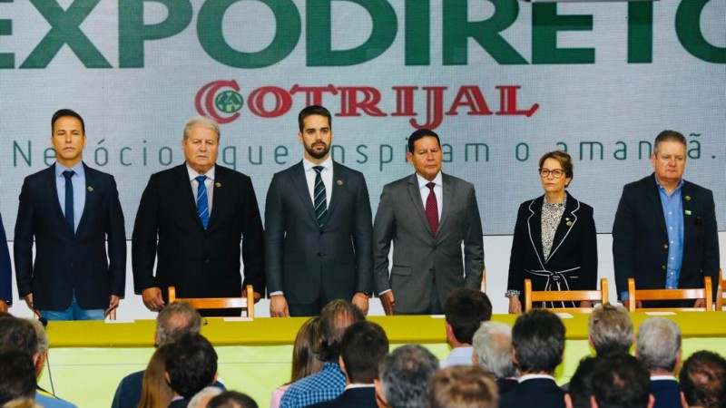 Governador anunciou as obras na rodovia na abertura da Expodireto Cotrijal
