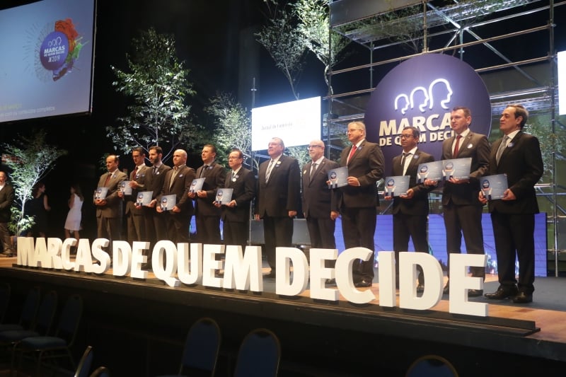 Representantes das marcas que despontaram no levantamento subiram ao palco do Teatro do Sesi