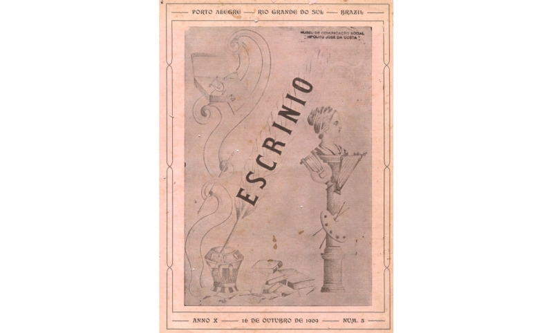 Jornal Escrínio faz parte de mostra no museu Hipólito. 