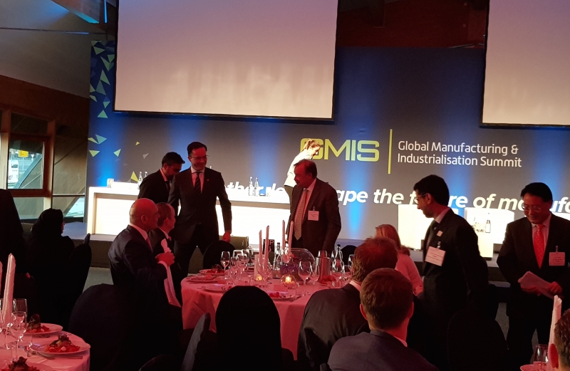 Jantar de gala reuniu os principais líderes do GMIS em Hannover 