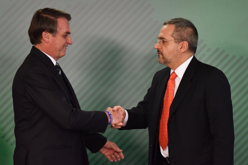 Abraham Weintraub foi empossado pelo presidente Jair Bolsonaro nesta terça-feira