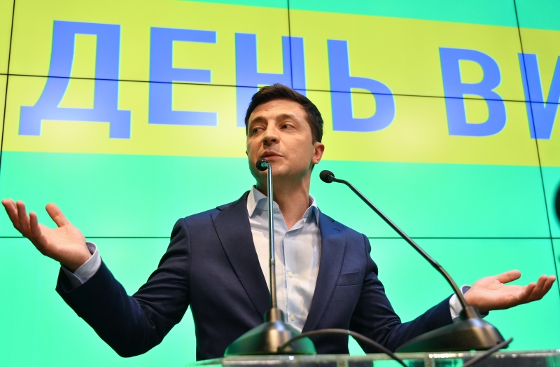 Volodomir Zelenski obteve 73,2% das preferências do eleitorado