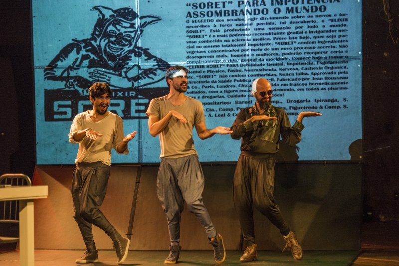 Espetáculo integra o Circuito Nacional Palco Giratório 2019 e tem apresentações no Teatro do Sesc