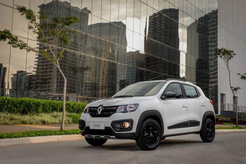 O automóvel mais em conta vendido hoje no Brasil é uma versão do Renault Kwid 