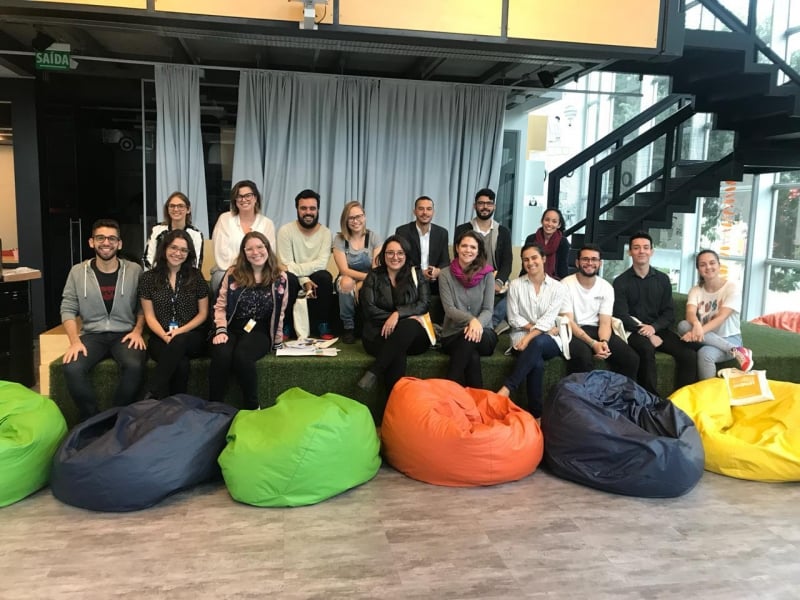 Grupo de jornalistas e comunicadores desenvolveu ideias com a mentoria de especialistas no Crialab Foto: Divulgação/JC