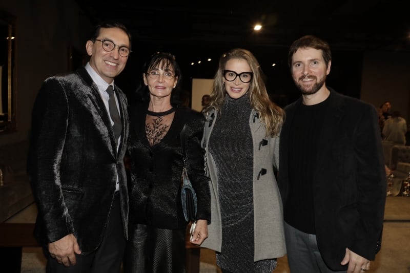 Paulo Chiele e Lulu Grendene Bartelle com Denise Antunes e Heitor Folle na Expogramado