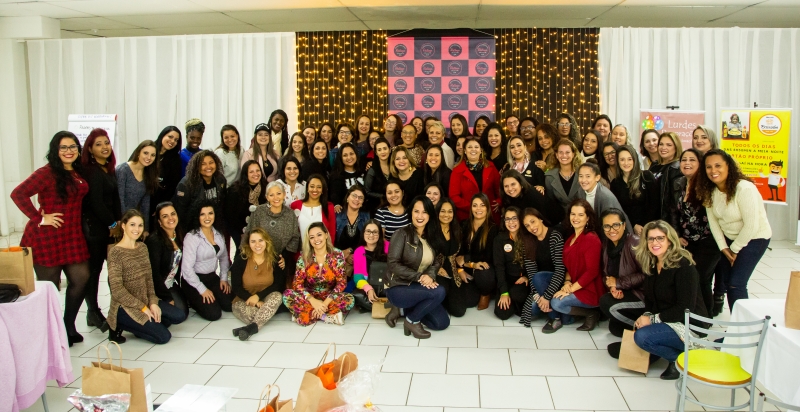 O encontro do grupo Empreendedoras da Restinga reuniu 80 mulheres Foto: Michaell Escouto/Divulga&ccedil;&atilde;o/JC