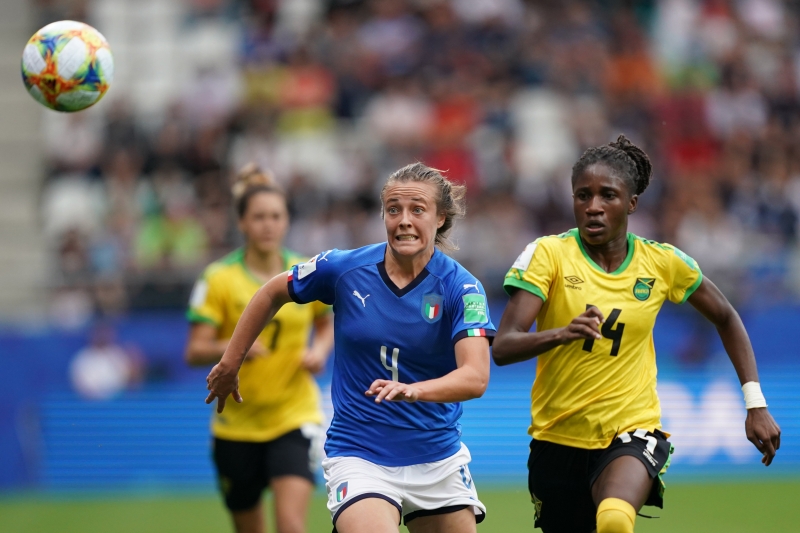 A meio campista italiana Aurora Galli anotou dois gols na partida