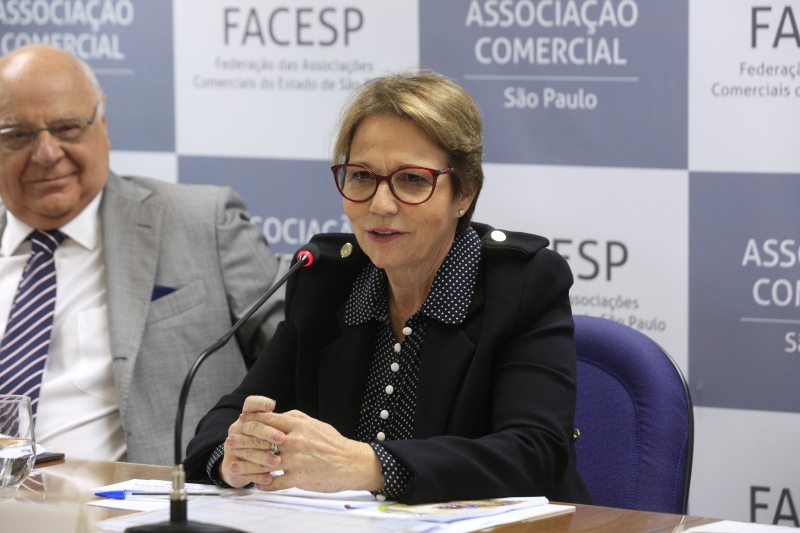 Tereza Cristina confirmou o valor de R$ 1 bilhão para o seguro rural 