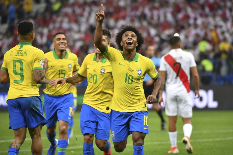 Seleção brasileira venceu por 5 a 0 na Arena Corinthians, em São Paulo