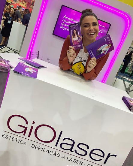 Giovanna Antonelli na ABF Expo. Giolaser Foto: INSTAGRAM/REPRODU&Ccedil;&Atilde;O/JC