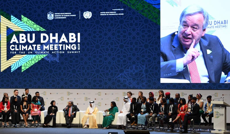 António Guterres participou de conferência climática nos Emirados Árabes Unidos