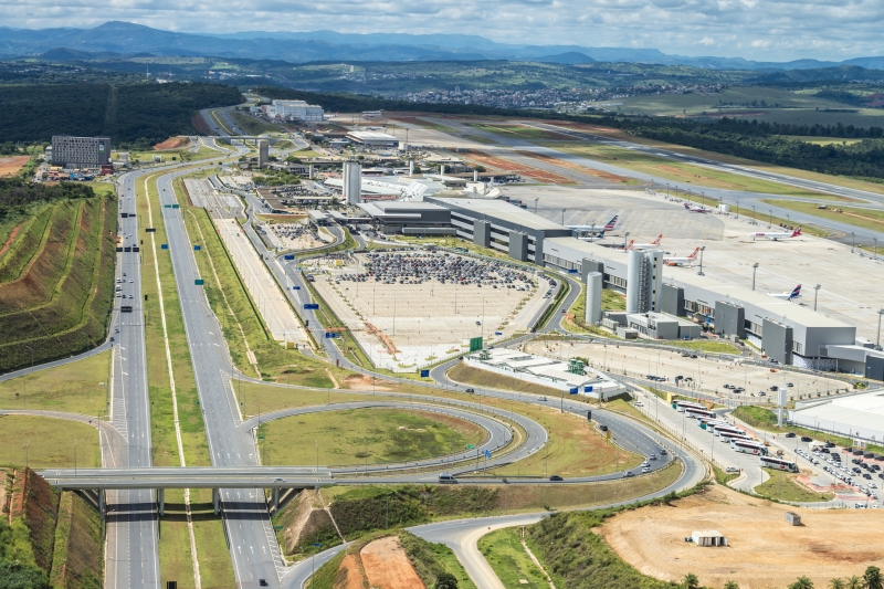 Confins, leiloado em 2014, é operado e controlado pela BH Airport 