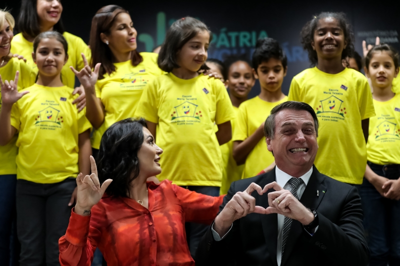 Programa a primeira-dama, Michelle Bolsonaro, como presidente do Conselho