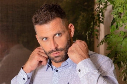 Henri Castelli na campanha da Breda Uomo