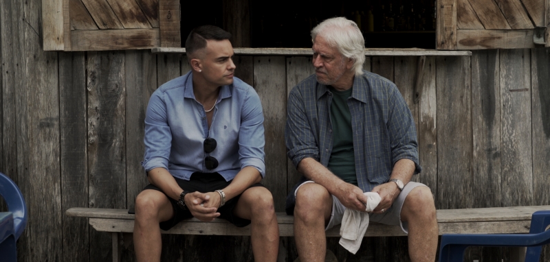 Márcio Kieling e Nuno Leal Maia (direita) protagonizam a série com cenas rodadas em Porto Alegre