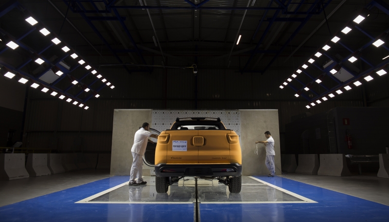 Polo Automotivo Fiat, em Betim (MG), sedia o novo laboratório de impactos